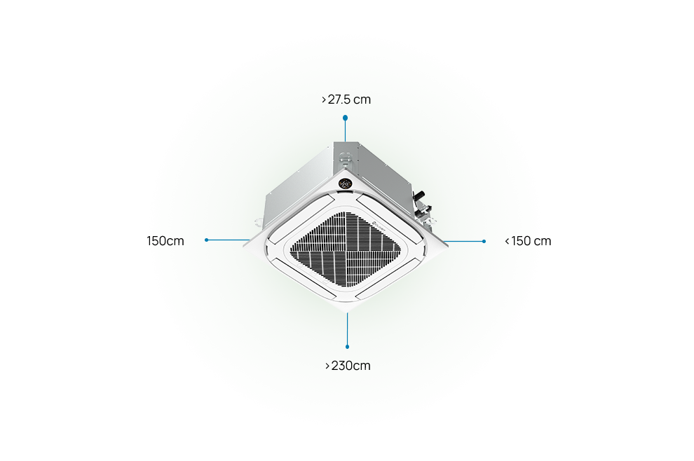 Optimised spaces.